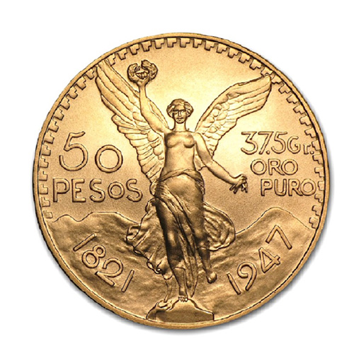 50 Pesos Mexico 1947 - Nexia Gold
